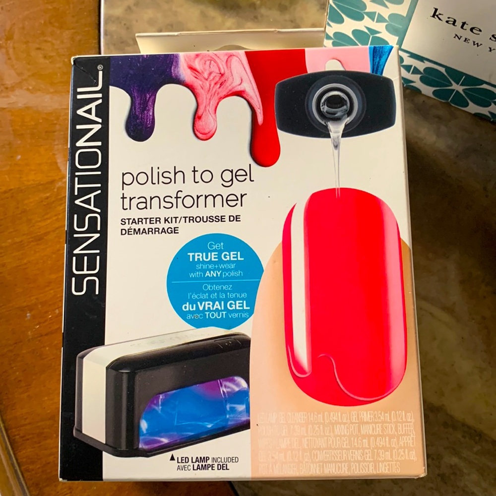 Sensational Gel Starter Kit includes LED lamp, gel cleanser, gel primer…
